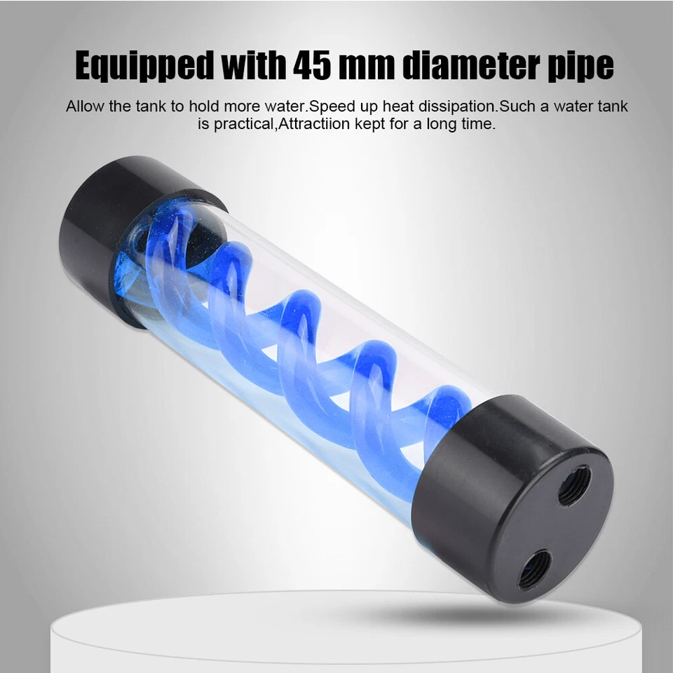 200mm T Virus Rotary Reservoir Wassertank Für PC  Computer - Bild 4 von 4