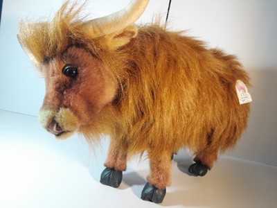 Hansa Original Creation Yak 3825 Plush Soft Toy With Tags Life Like Hair Used