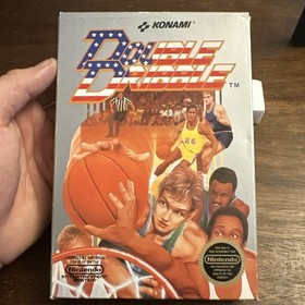 Baloncesto Double Dribble - Nintendo NES - Completo CIB - Probado - Aut&eacute;ntico