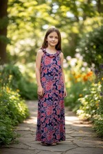 Lilly Pulitzer Girls Mini Sloan Pop Up Maxi Dress Size Large L 8 10 NWOT Spring