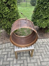 Vintage Leedy Mahogany 24 Bass Drum With Attachments Estate Find FREE SHIPPING