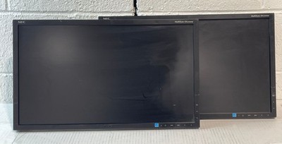 NEC MultiSync EA234WMi L232QA 23'' LCD Monitor 60Hz IPS Display Only Lot of 2