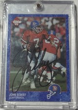 Collector's Edge 1993 John Elway AUTO Broncos