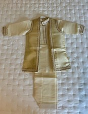 Boys Traditional Eid Outfit Size M 3 Piece Set Embroidered 2-3 yrs New