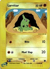 Larvitar 116/165 Common Expedition Base Set Pokemon Reverse Holo MP