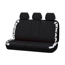Flying Banner Neoprene Rear Bench car seat Covers car seat Protectors Split 4...