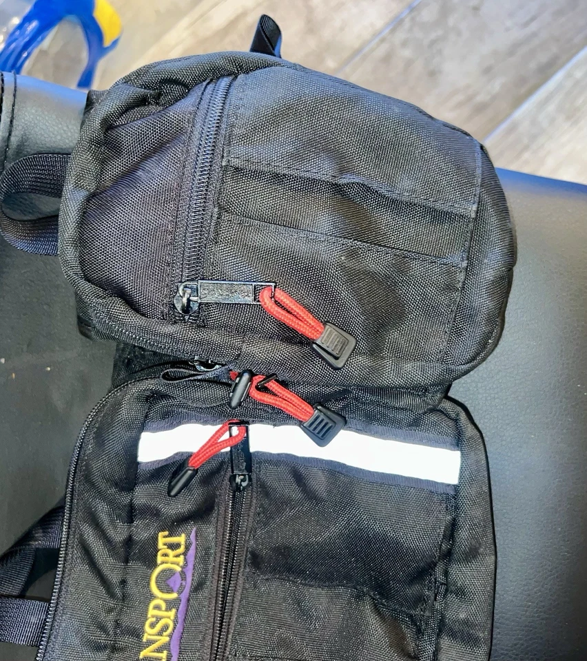 STANSPORT Riñonera Hip Pack Senderismo Caminar Ciclismo Bolsa Portabotellas De Colección Bonita Foto 4 de 4