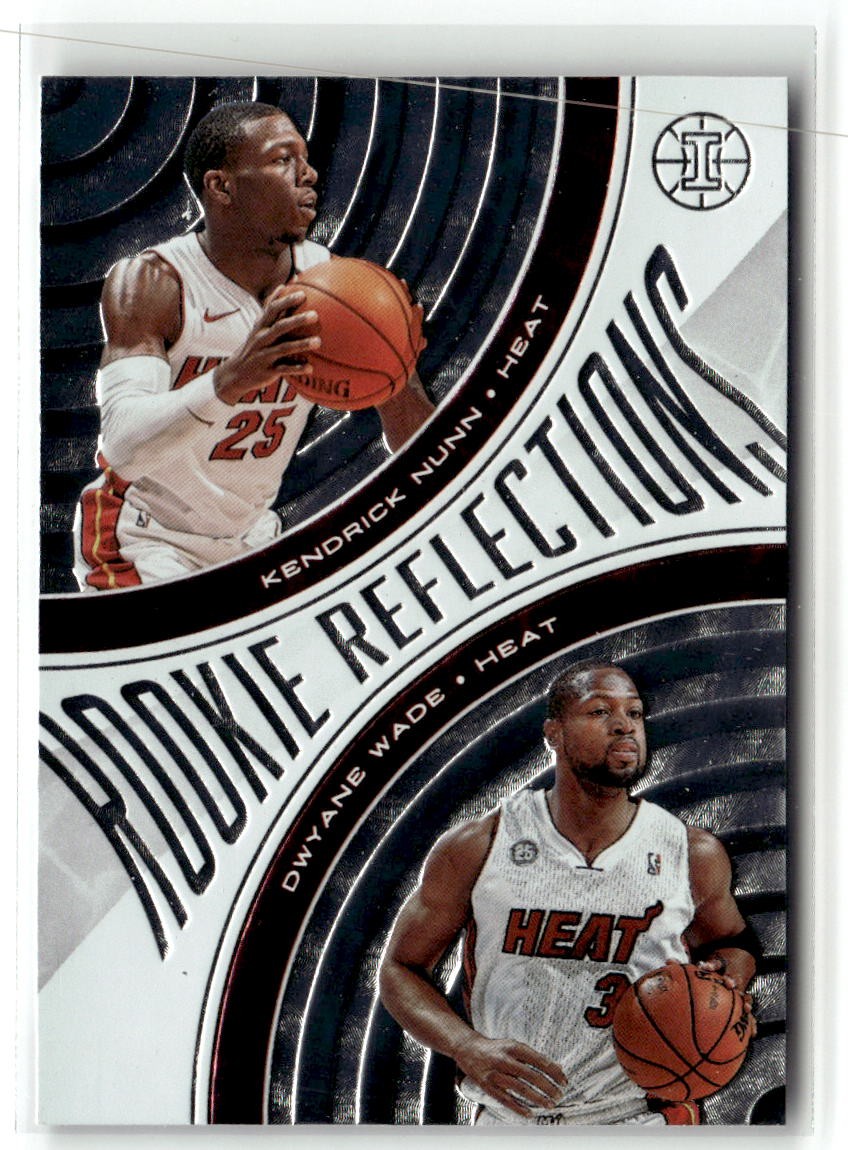 2019-20 Panini Illusions #6 Dwyane Wade / Kendrick Nunn Rookie Reflections