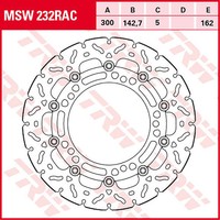 Trw Bremsscheibe (FüR: Kawasaki Z 900 Rs Abs ZR900CC 18-20 Vorne )