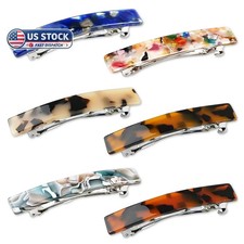 Hair Barrettes for Women, French Barrettes for Fine Thin Thick Hair, 3 Inch