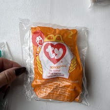 McDonalds Happy Meal Ty Teenie Beanie Babies Mini Plush Toy 2 Bongo