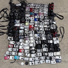 Lot of 155 Digital Cameras Canon, Sony, Kodak, Nikon, Olympus Parts only READ 1