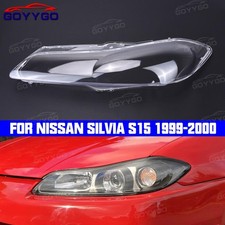 Left Car Headlight Lens Cover Shell Lampshade For Nissan Silvia S15 1999-2000
