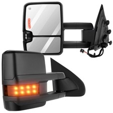 Towing Mirrors For 2014 2020 For Chevy For Gmc Black Heated