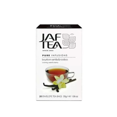 Jaf Tea Bourbon Vanilla & Rooibos 20 Tea Bags