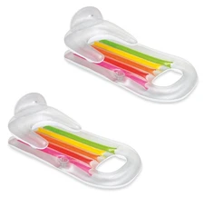 Intex 58802EP Inflatable King Kool Swimming Pool Lounge Raft in Silver2 Pack