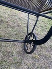 PATIO CHAISE LOUNGE CHAIR VINTAGE WROUGHT IRON ! WEATHERED PATINA — photo 9