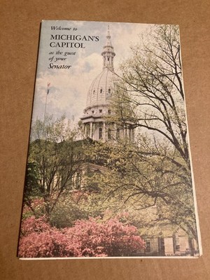 1989 Welcome to Michigan's Capitol as the Guest of your Senator R. Robert Geake