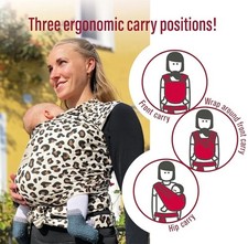 Manduca Sling Marsupio Neonato, Leopardato, Cotone Biologico, 3,5-15kg, Prezzo Affare...