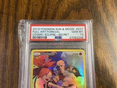 Pokemon Torkoal #237 Full Art Cosmic Eclipse PSA 10 | eBay