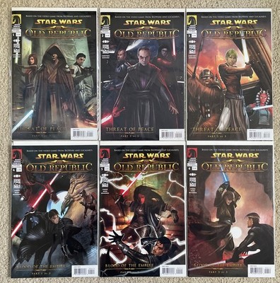 Star Wars Old Republic Threat of Peace #1-6 Complete Set 2010 Dark Horse Comic