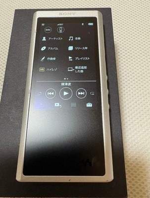 SONY NW-ZX300 Silver Walkman 64GB Digital Music Player excellent