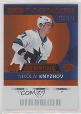2021 Credentials 2020-21 Debut Ticket Access Orange 62/149 Nikolai Knyzhov 14h9