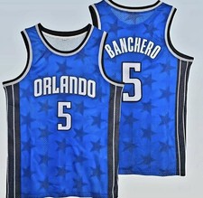 2026 NEW Stitched Paolo Banchero 5 Blue Custom Jersey XXL-ORLANDO MAGIC