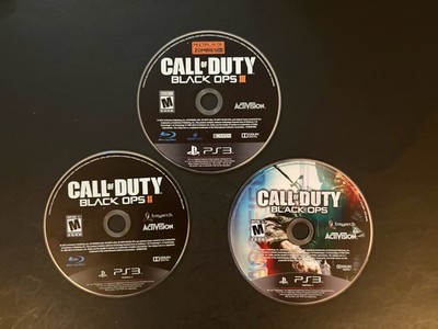 Call of Duty Black Ops 1, 2 And 3 PS3 PlayStation Discs Only