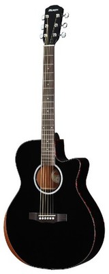 Morris R-1 Blk Contour Processing Performers Edition R Series Acoustic Guitar Bl