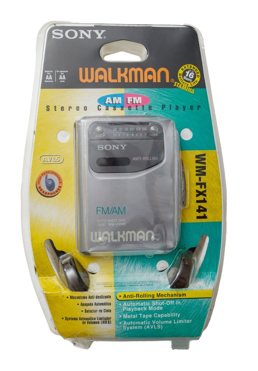 Sony Walkman Cassette Player WM-FX141 AM FM Retro Y2K ALVS Vintage