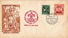 Dr Jim Stamps Philippines FDC First National Boy Scouts Jamboree 1954 2v Set