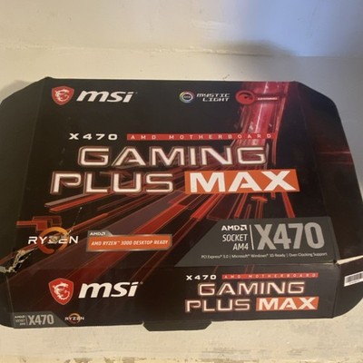 MSI X470 GAMING PLUS MAX ATX AMD AM4 DDR4 Motherboard Gaming HDMI USB