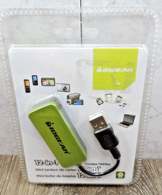IOGear 12-in 1 Pocket Card Reader Writer GFR209W6