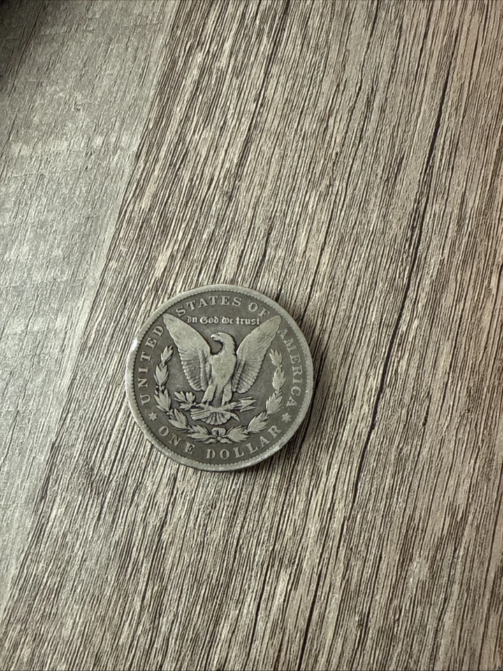 Moneda de 1 dólar de plata Morgan de 1886 Foto 2 de 2