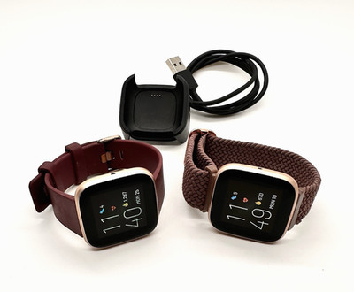 Fitbit Versa 2 Fitness Smartwatch Activity Tracker Rose Gold FB507 - Small Band