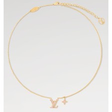 Louis Vuitton LV Iconic Enamel Necklace - Pink LVXX012