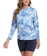 Women Rash Guard Long Sleeve Quick Dry Women's Rash Guard UPF 50 Swim Shirts...