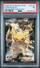 2016 POKEMON XY BLACK STAR PROMO RED & BLUE COLLECTION FULL ART/PIKACHU EX PSA 7