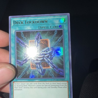 Deck Lockdown - DUOV-EN090 - Ultra Rare -  1st Edition -  Yugioh