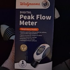 Walgreens Digital Peak Flow Respiratory Meter For Asthma & COPD PEF FEV1 /SEALED