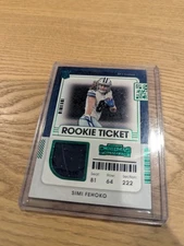 2021 Panini Contenders - Rookie Ticket Swatches Simi Fehoko #RTS-SFE (MEM, RC)