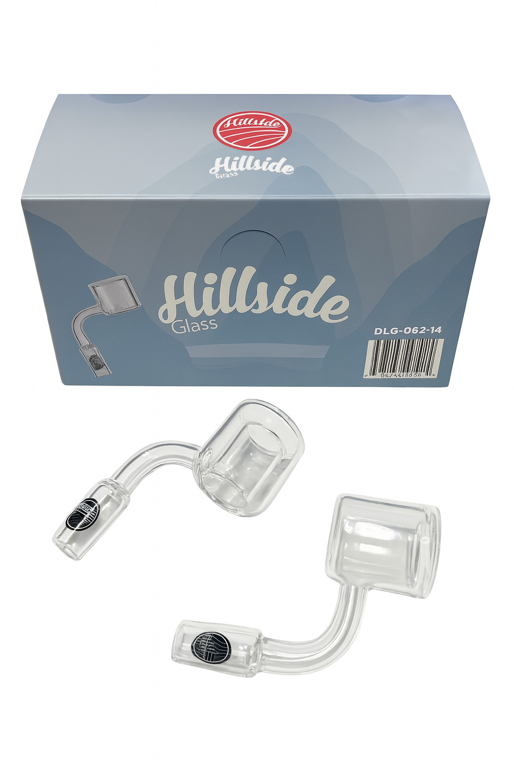 Hillside Glass 14MM Double Wall Cup Banger |6CT Display (DLQ-062)