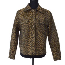 Fendi Leopard Long Sleeve Jacket Brown Black AK31821j