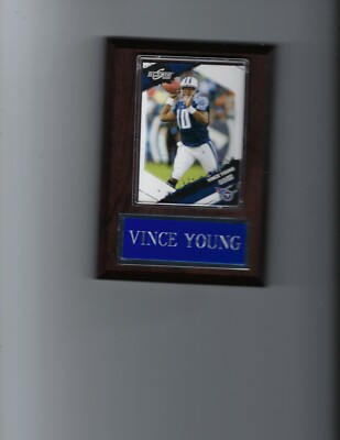 VINCE YOUNG PLAQUE TENESSEE TITANS FOOTBALL NFL  C