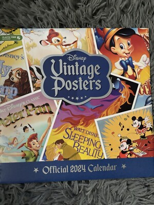 Disney Vintage Poster 2024 Kalender 