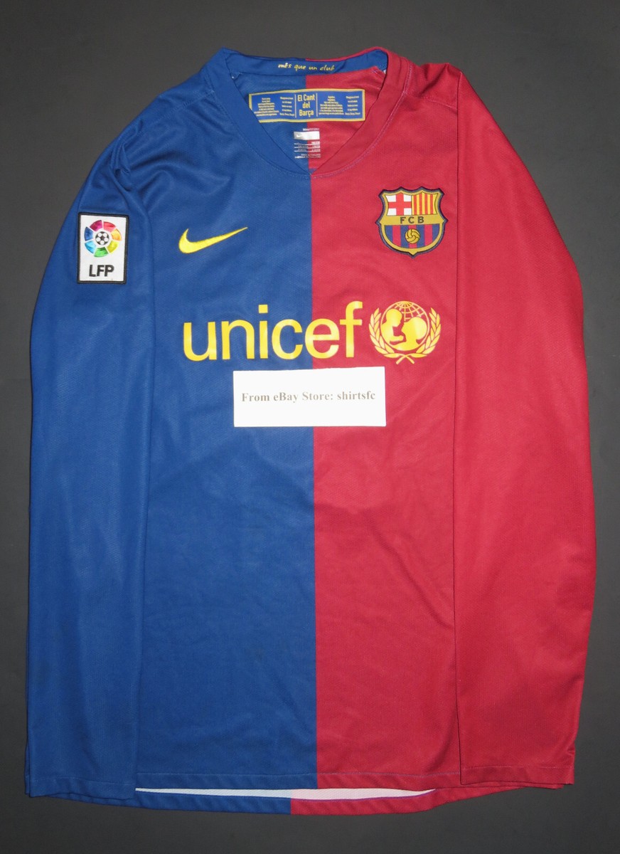 2008-2009 Nike Authentic FC Barcelona Lionel Messi Long