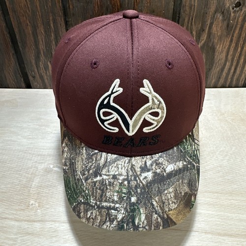 Missouri State Bears Hat Cap Antlers Camo Hunting Top Of The World Stretch Fit - Picture 2 of 13