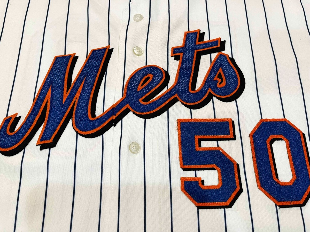 Russell Diamond MLB New York Mets #50 Pinstripe Jersey Sz 48