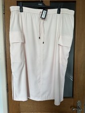 M S Skirt 22 Regular .Calico Pink Skirt  Midaxi Utility Tied Skirt BNWT